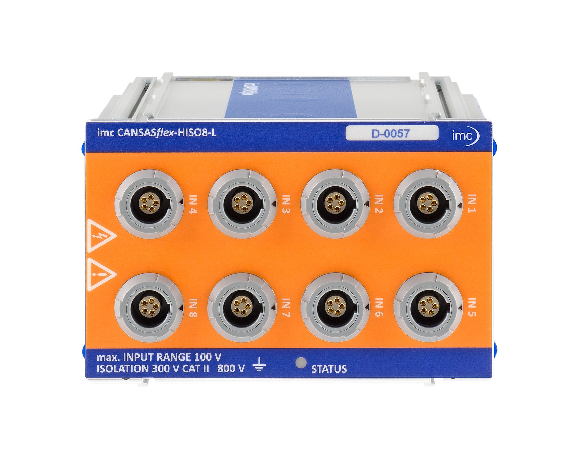 High isolation CAN measurement module High isolation CAN measurement modules for measuring PT100 / 1000 and low voltages riding on levels up to 800 V